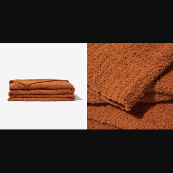 NEW Sunday Citizen Snug Lap Throw Shade Masala Orange - Picture 7 of 7